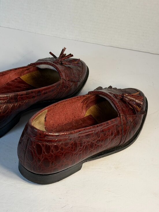 Men\'s Brown Tassel size 9D Loafers main image 7